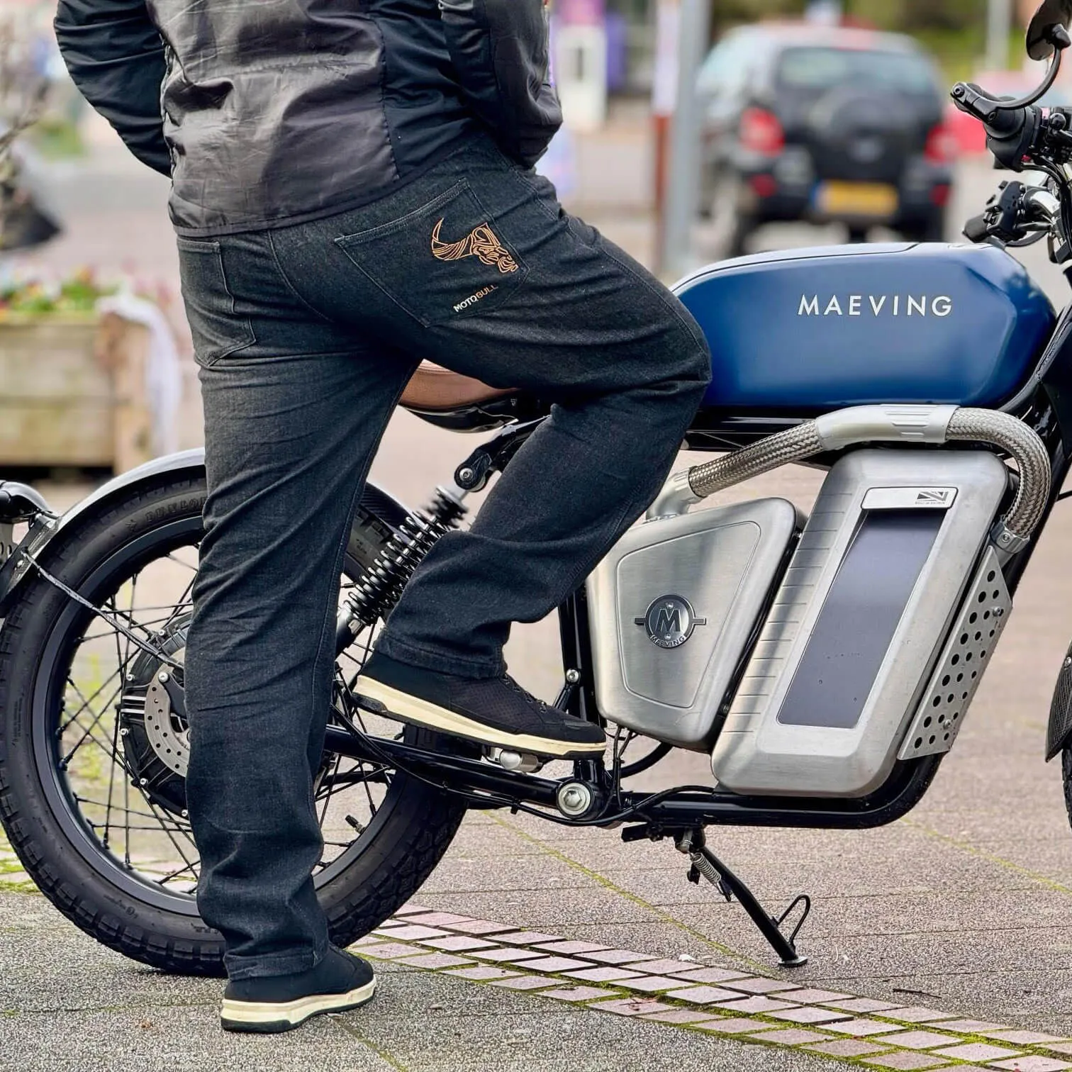 MotoBull | Kevlar Black Jeans