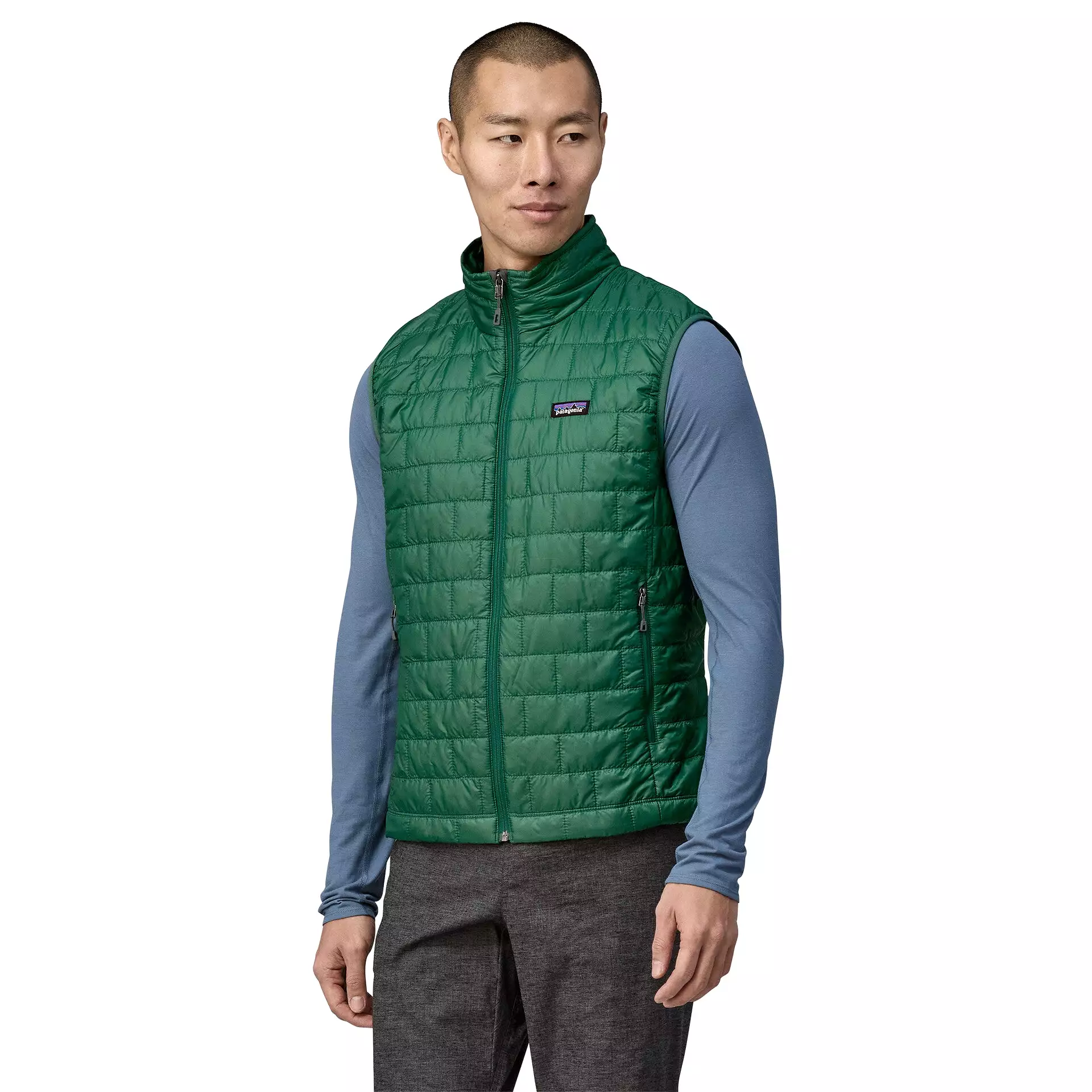 M'S NANO PUFF VEST CONIFER GREEN