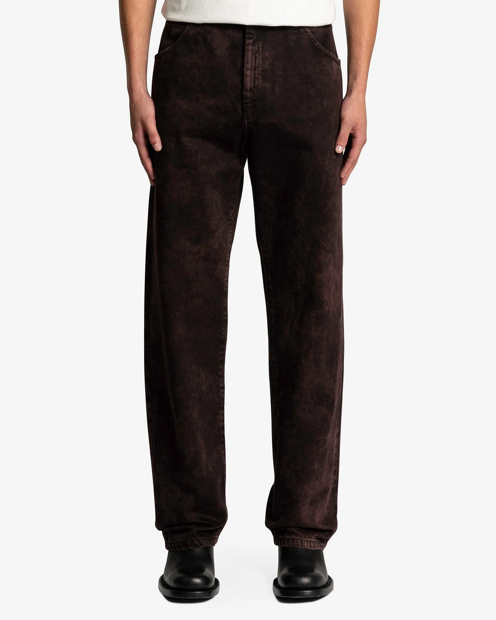 NAMACHEKO Warkworth Denim Jeans in Sky Magic Bordeaux/Frosted Umber