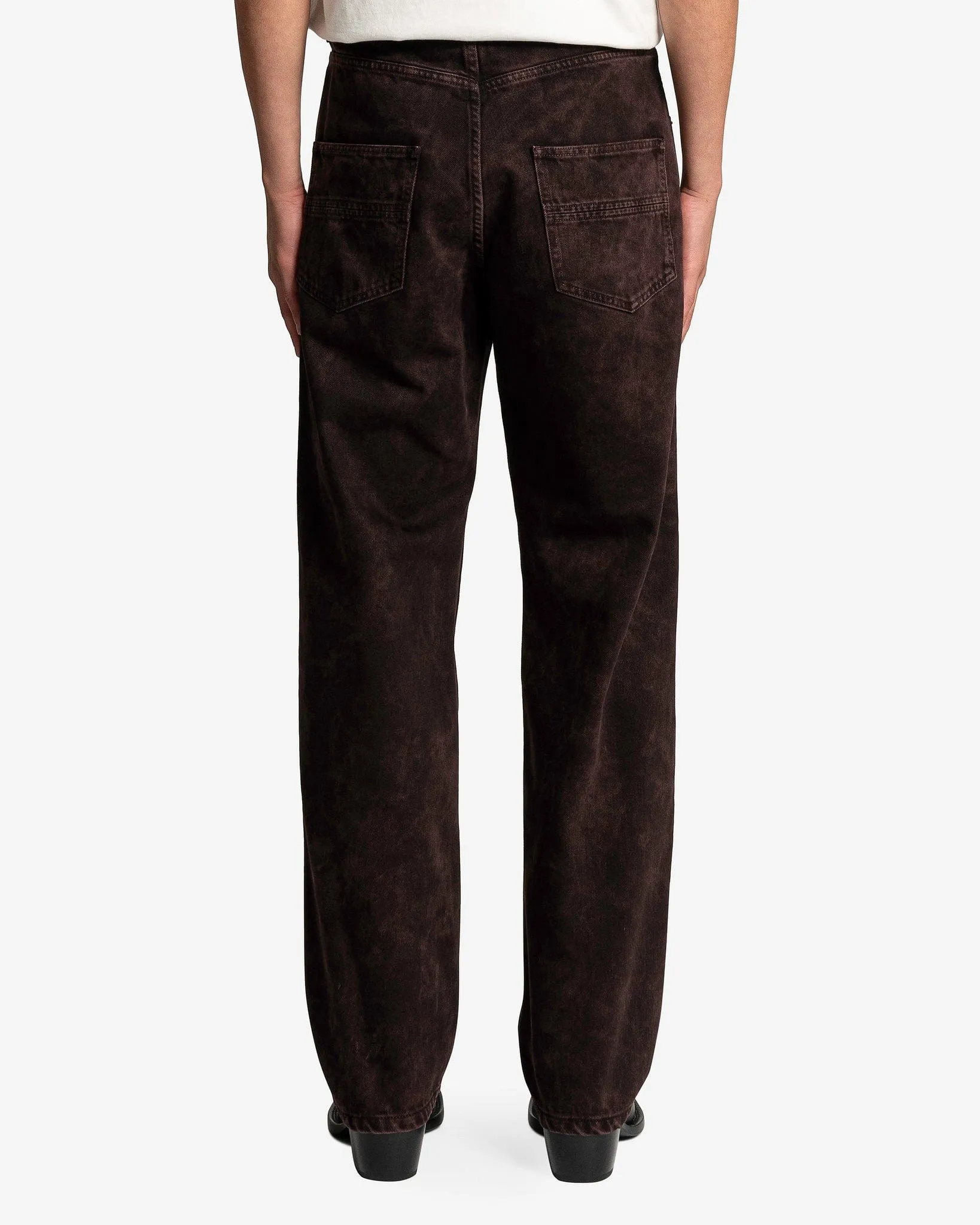 NAMACHEKO Warkworth Denim Jeans in Sky Magic Bordeaux/Frosted Umber