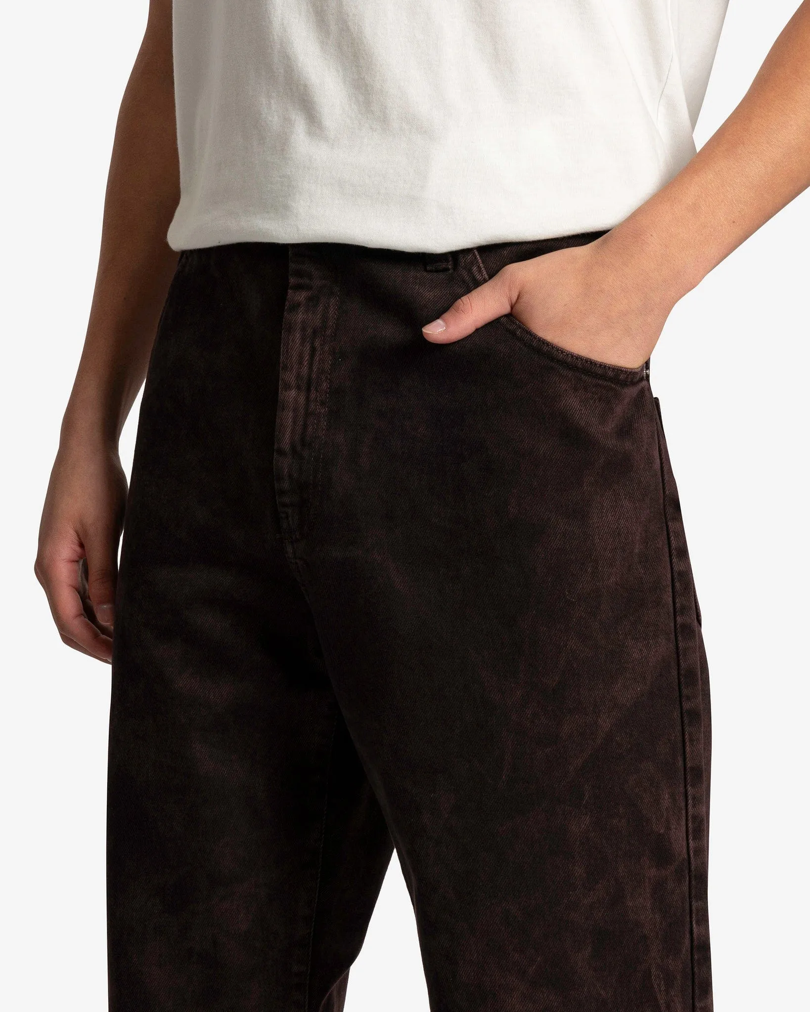 NAMACHEKO Warkworth Denim Jeans in Sky Magic Bordeaux/Frosted Umber