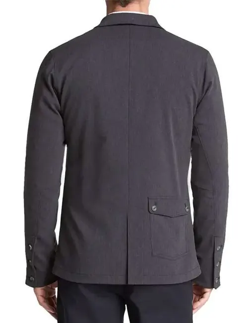 Nau Vice II Gray Cotton Jacket - William Jacket