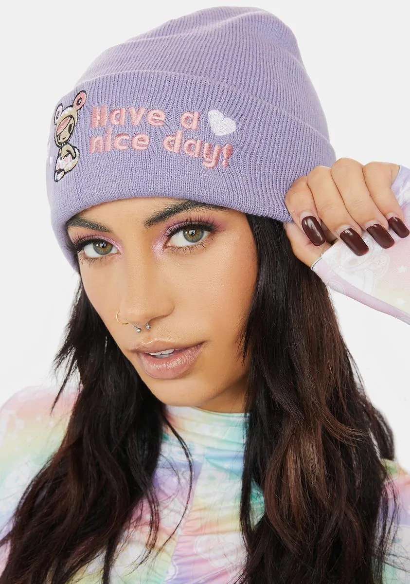 Nice Day Cuffed Beanie-