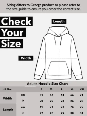 NW2 Mickey Mouse Hands Adult Grey Hoodie | Men | George at ASDA