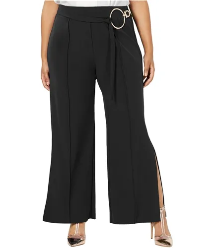 Ny Collection Womens Split Casual Wide Leg Pants