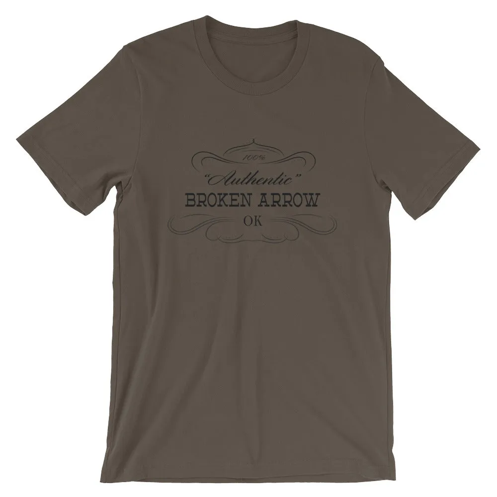 Oklahoma - Broken Arrow OK - Short-Sleeve Unisex T-Shirt - Authentic