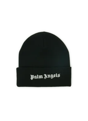 Palm angels  Cotton beanie  - Black