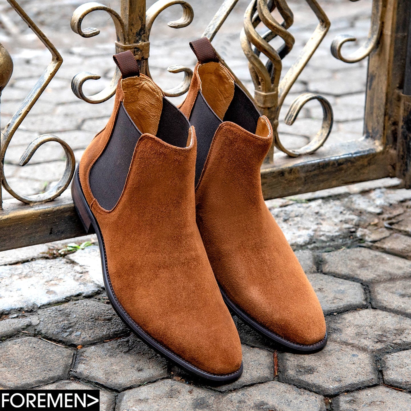 PARIS | Tan Suede Chelsea Boot