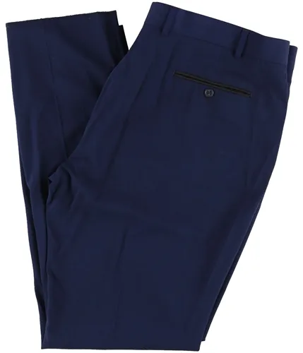 Perry Ellis Mens Solid Twill Dress Pants Slacks