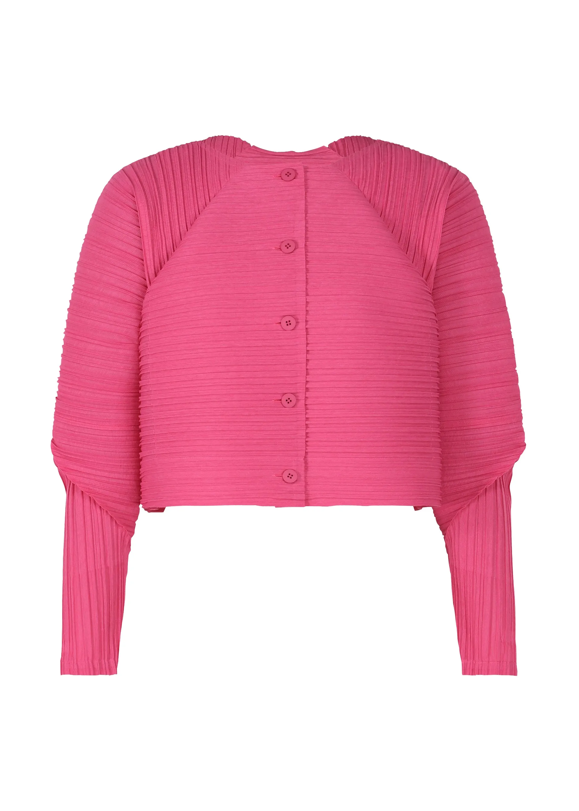 PLEATS PLEASE ISSEY MIYAKE  RAMIE PLEATS CARDIGAN   