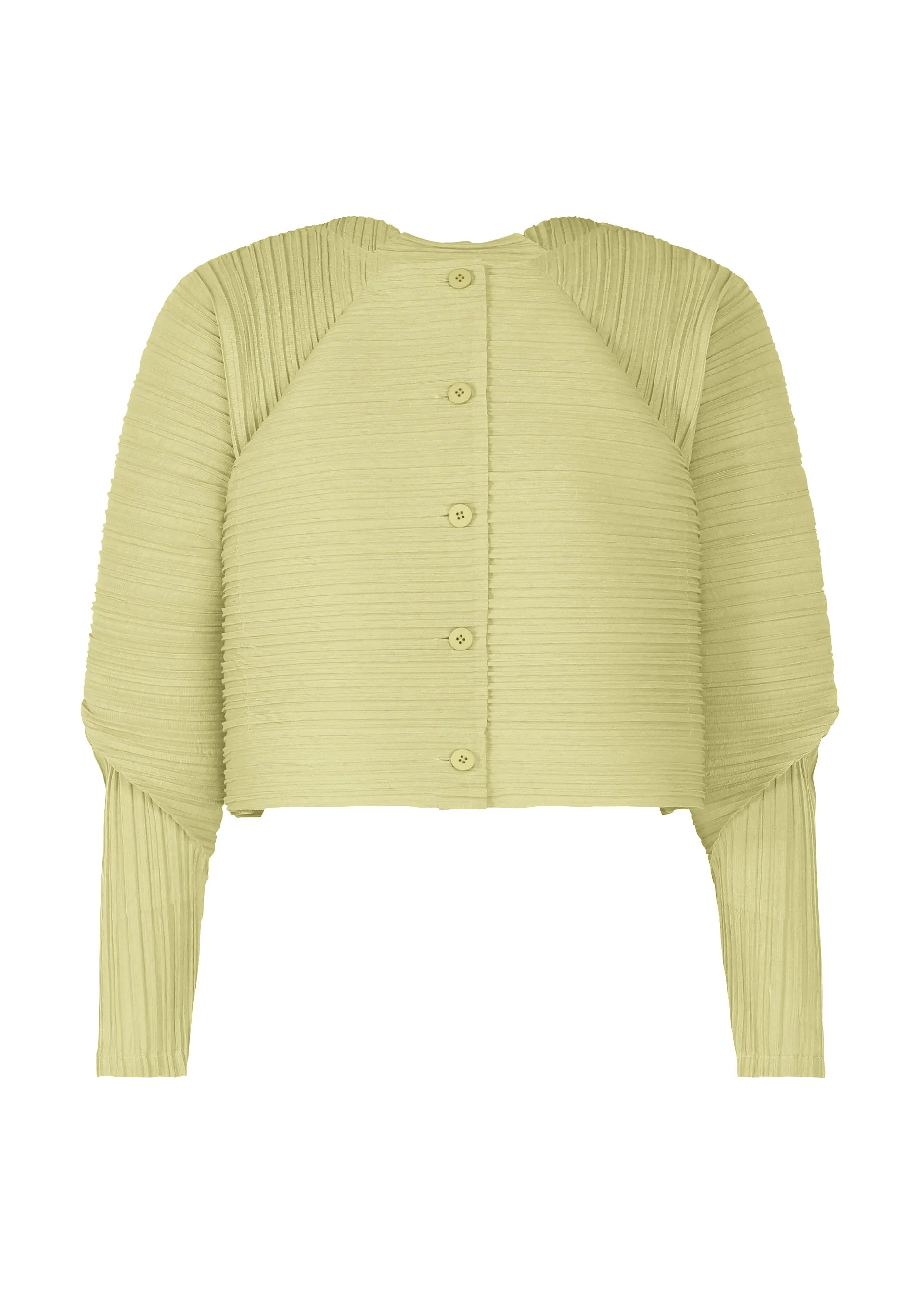 PLEATS PLEASE ISSEY MIYAKE  RAMIE PLEATS CARDIGAN   