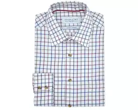 Plum Tattersall Check Long Sleeve Shirt