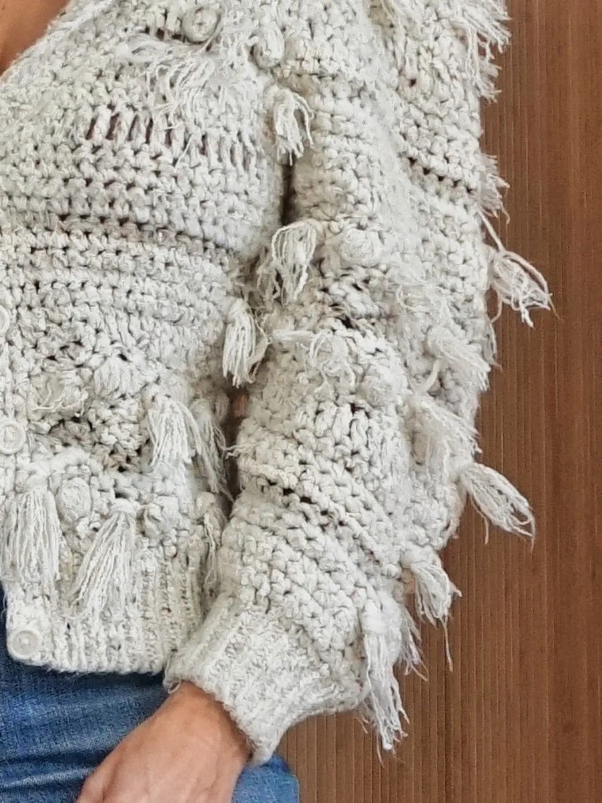 Popcorn Crochet Sweater