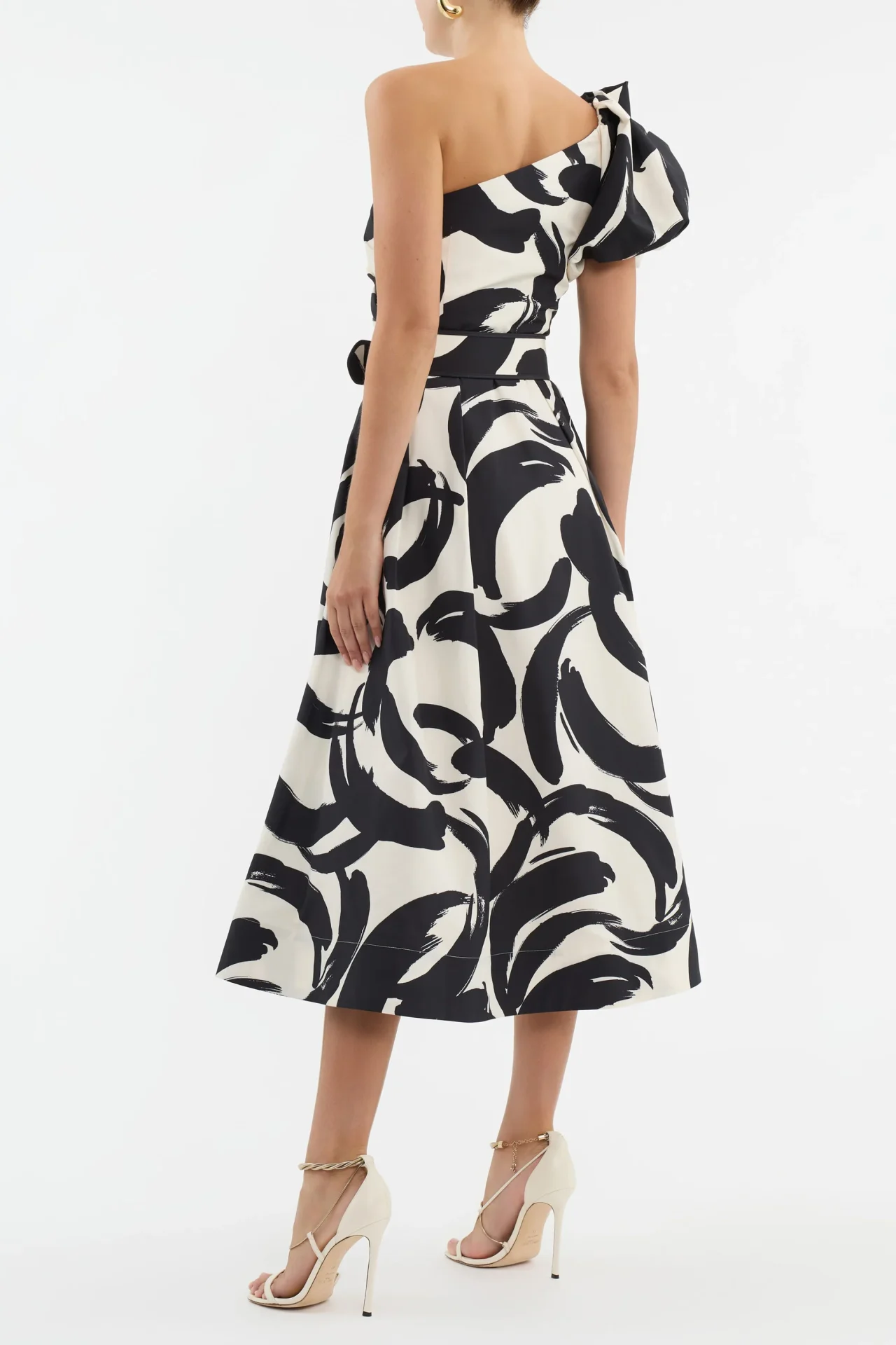 Rebecca Vallance Pompidou One shoulder Midi Dress