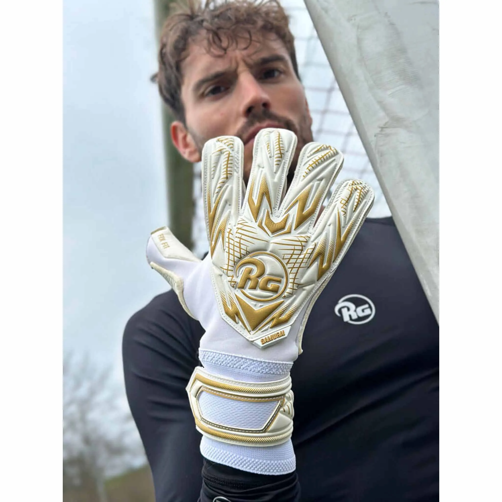 RG Goalkeeper Gloves Samurai gants de gardien de but de soccer