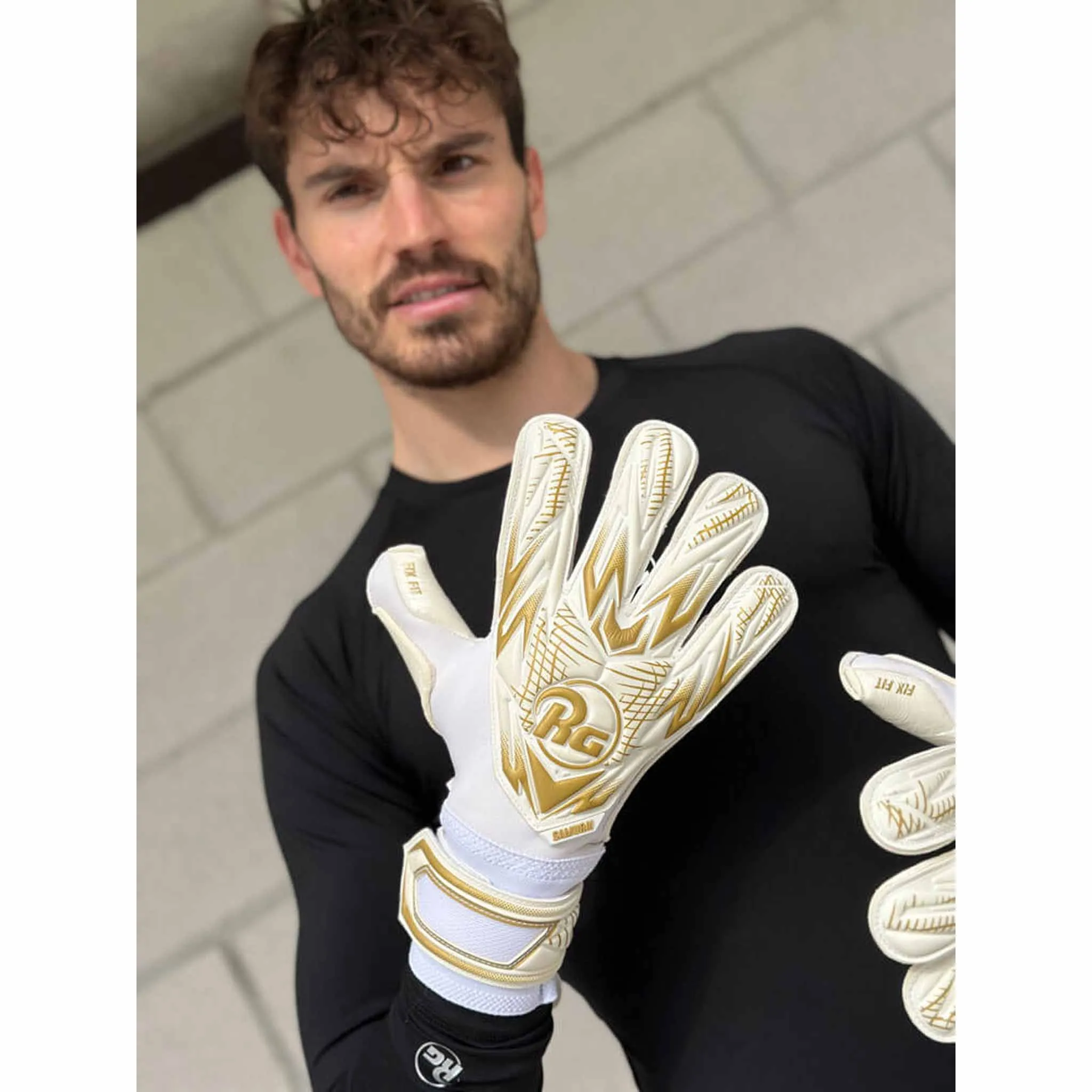 RG Goalkeeper Gloves Samurai gants de gardien de but de soccer