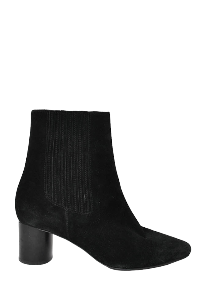 Sandro Black Suede Ankle Boot Size 36