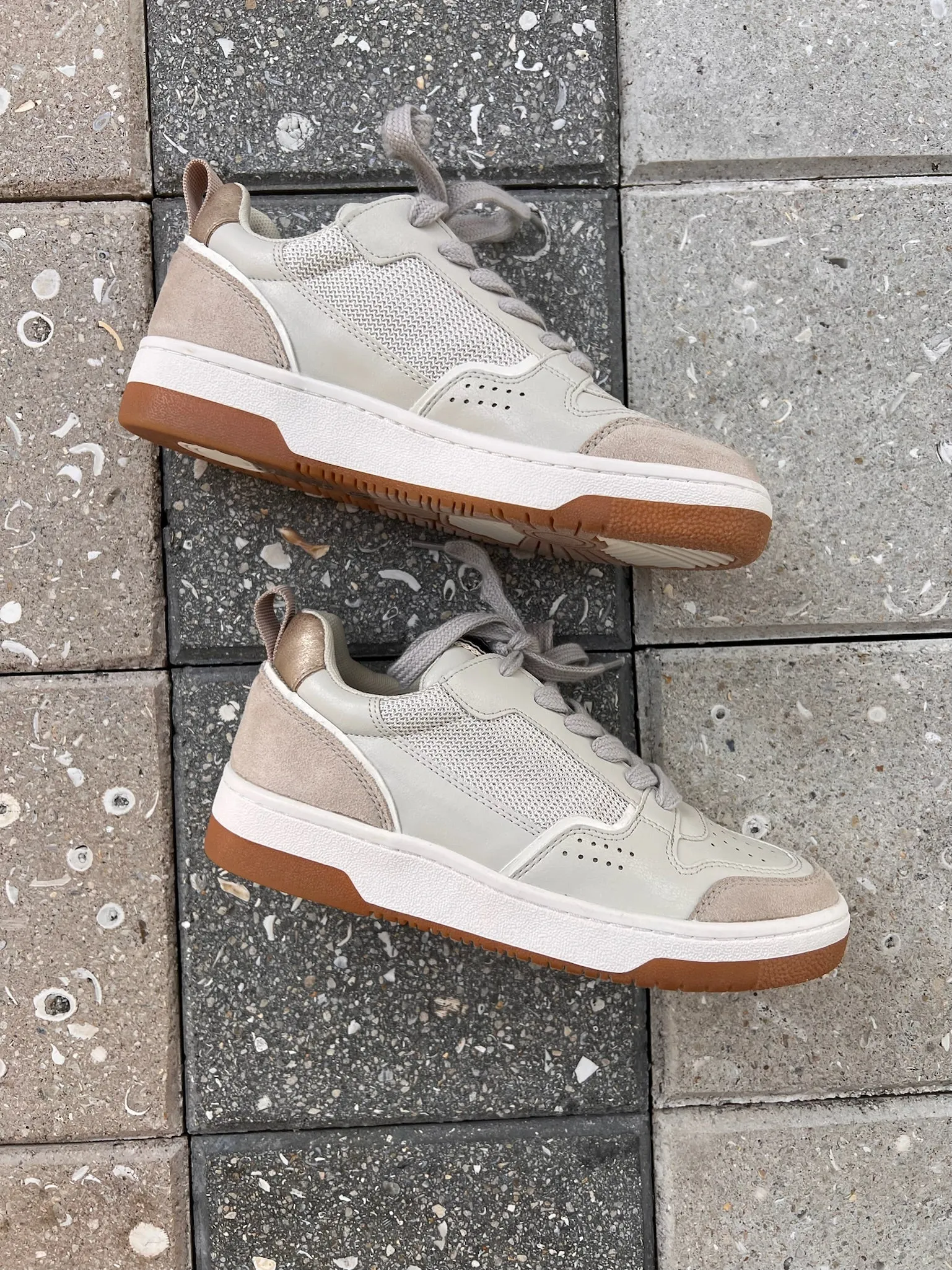 Shu Shop Romi Sneaker Distressed Taupe