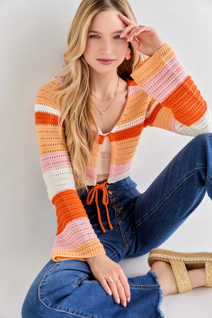 Siena Tie Front Sweater