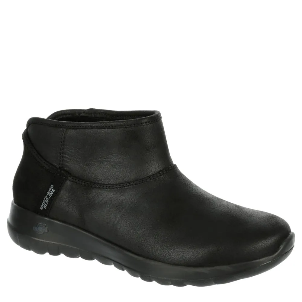 SKECHERS  WOMENS SLIP-INS ON-THE-GO JOY ANKLE BOOT