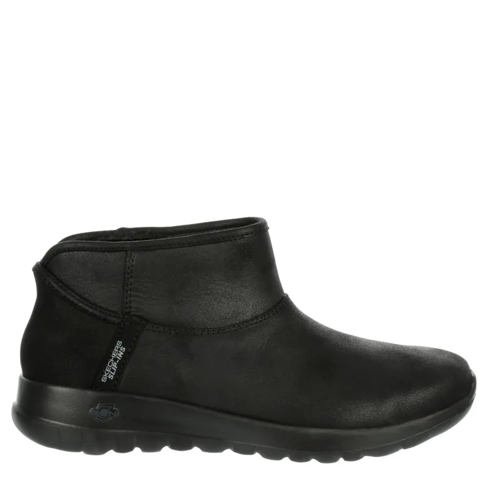 SKECHERS  WOMENS SLIP-INS ON-THE-GO JOY ANKLE BOOT