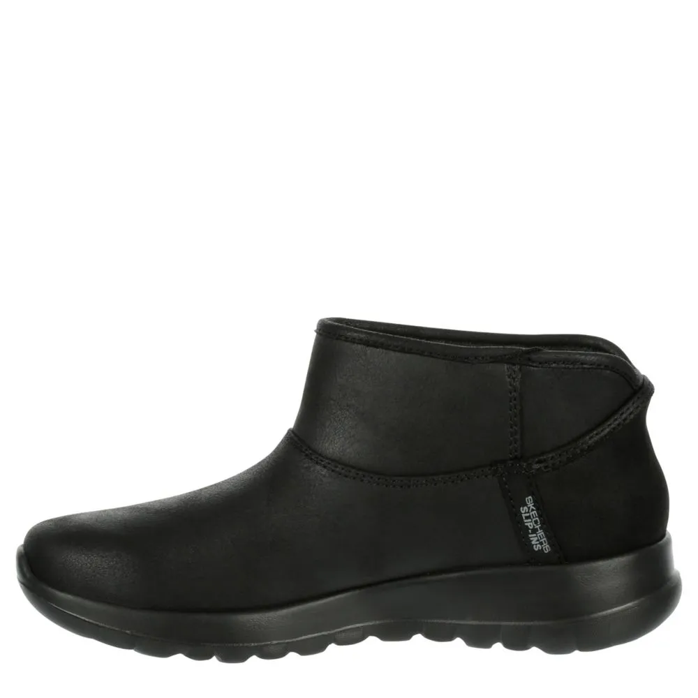 SKECHERS  WOMENS SLIP-INS ON-THE-GO JOY ANKLE BOOT