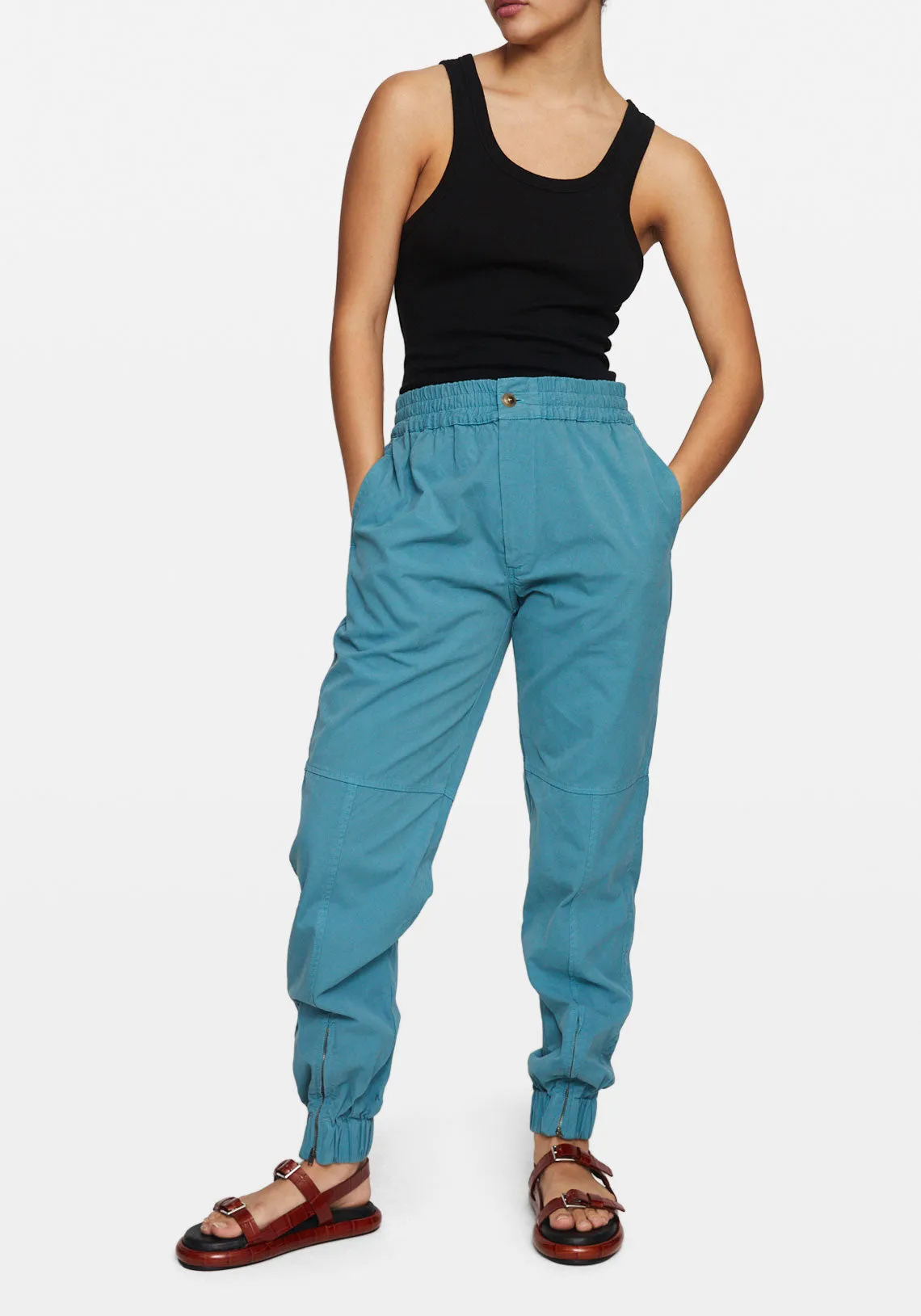 SLOUCH ZIP DETAIL TRACKPANT