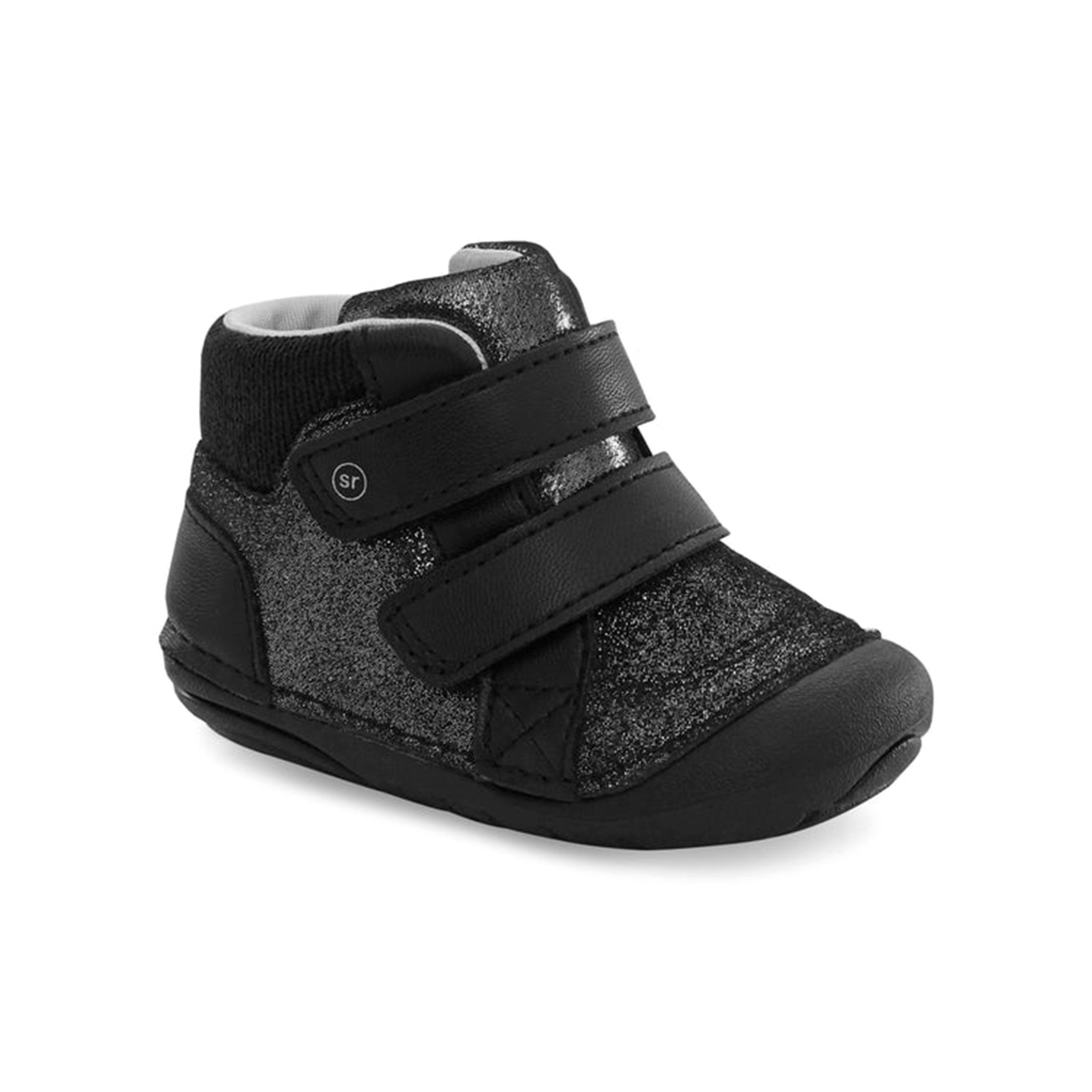 Soft Motion Martin (First Walking) Boot - Black Shimmer