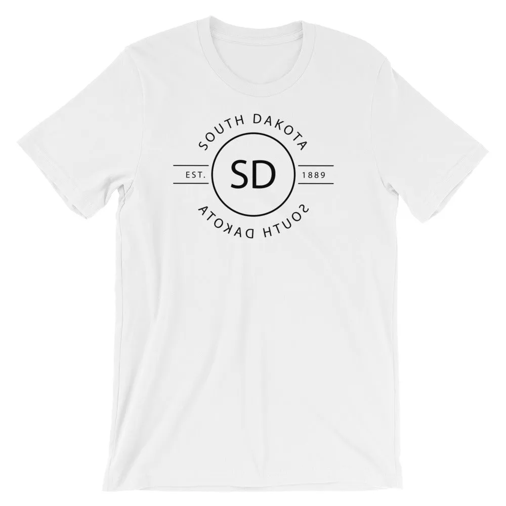 South Dakota - Short-Sleeve Unisex T-Shirt - Reflections