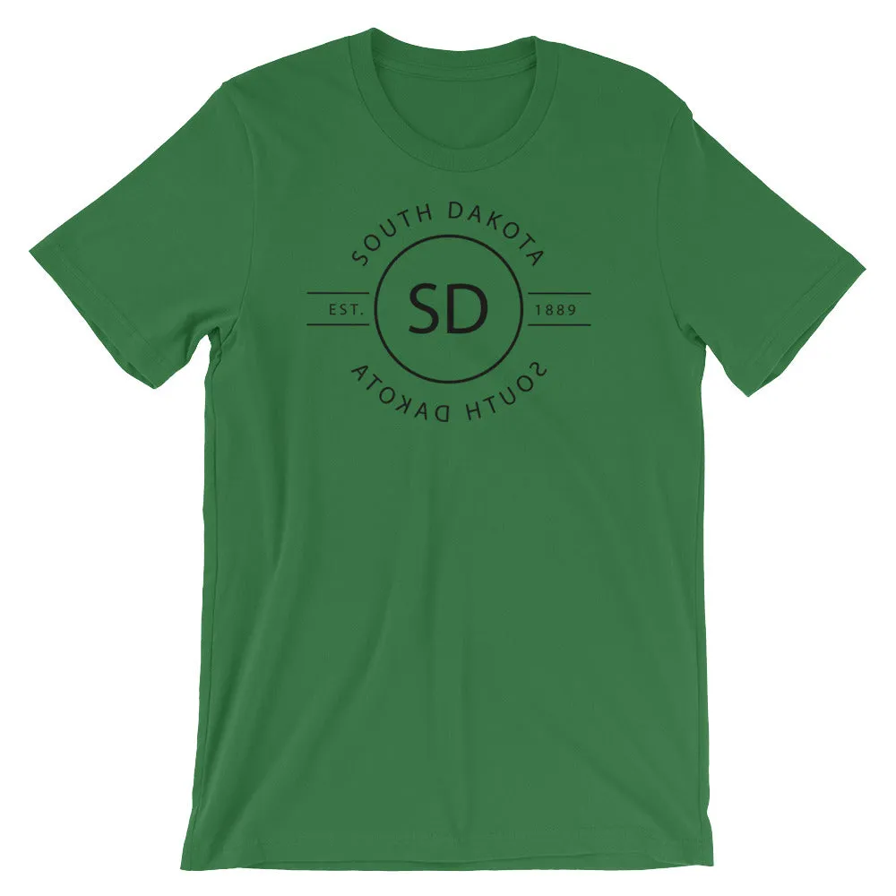 South Dakota - Short-Sleeve Unisex T-Shirt - Reflections