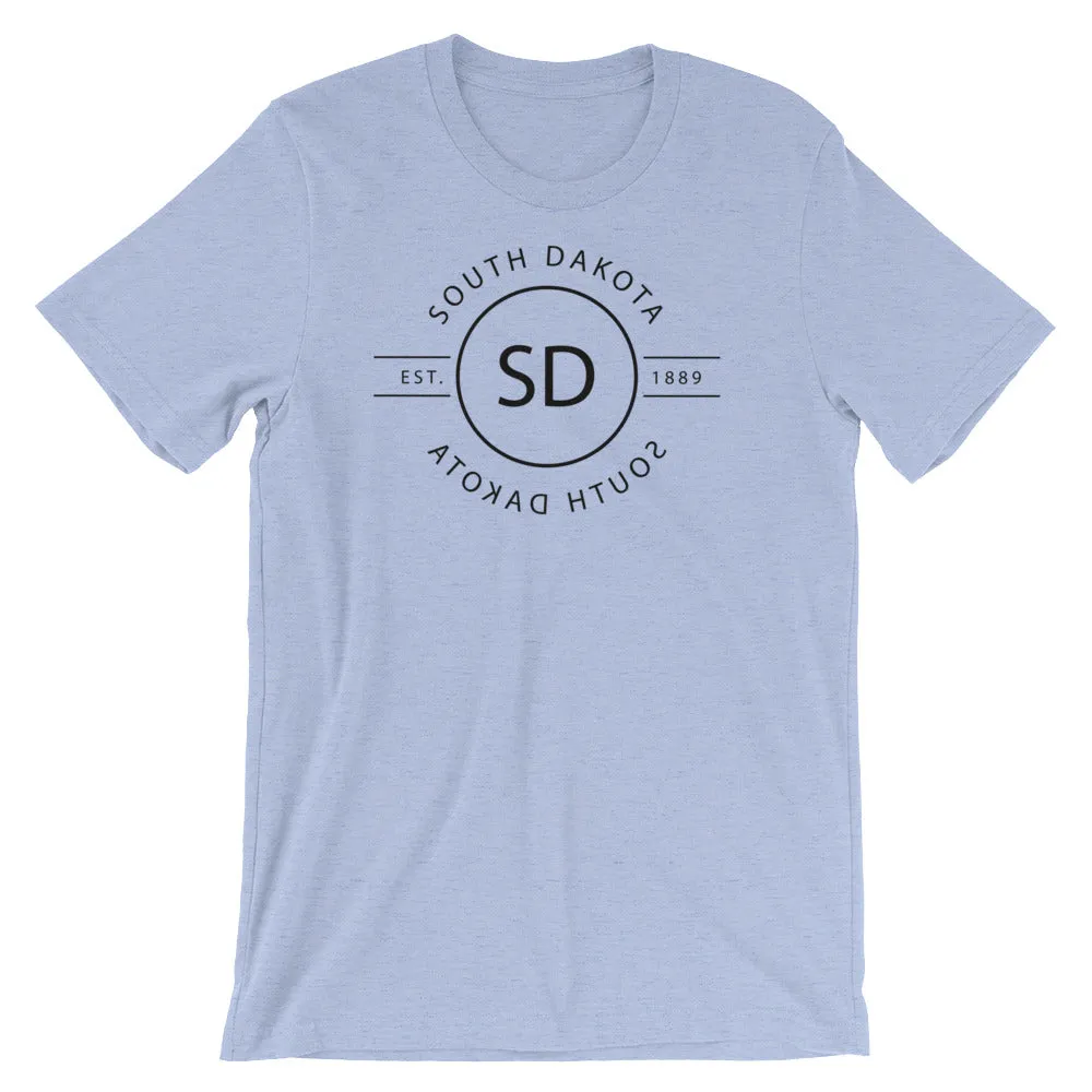 South Dakota - Short-Sleeve Unisex T-Shirt - Reflections