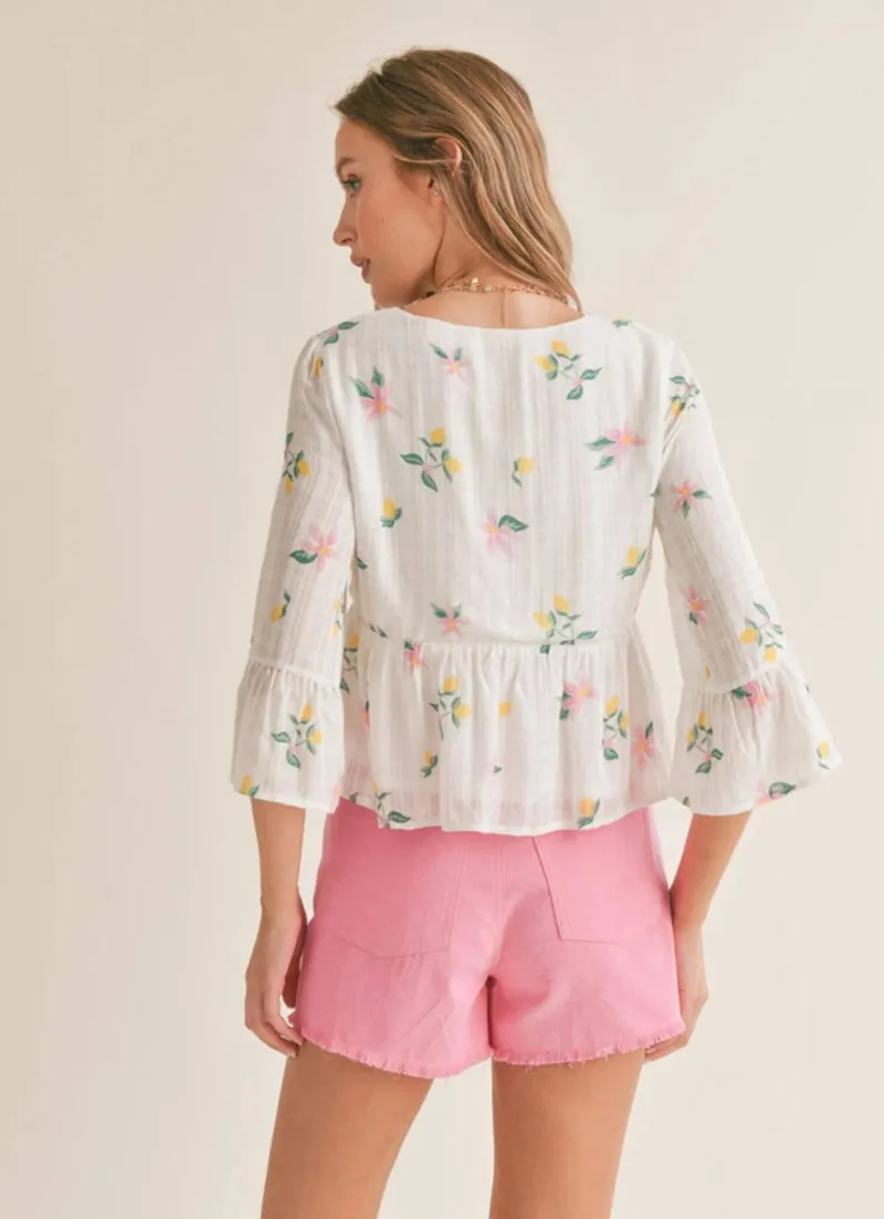 Spring Peplum Top