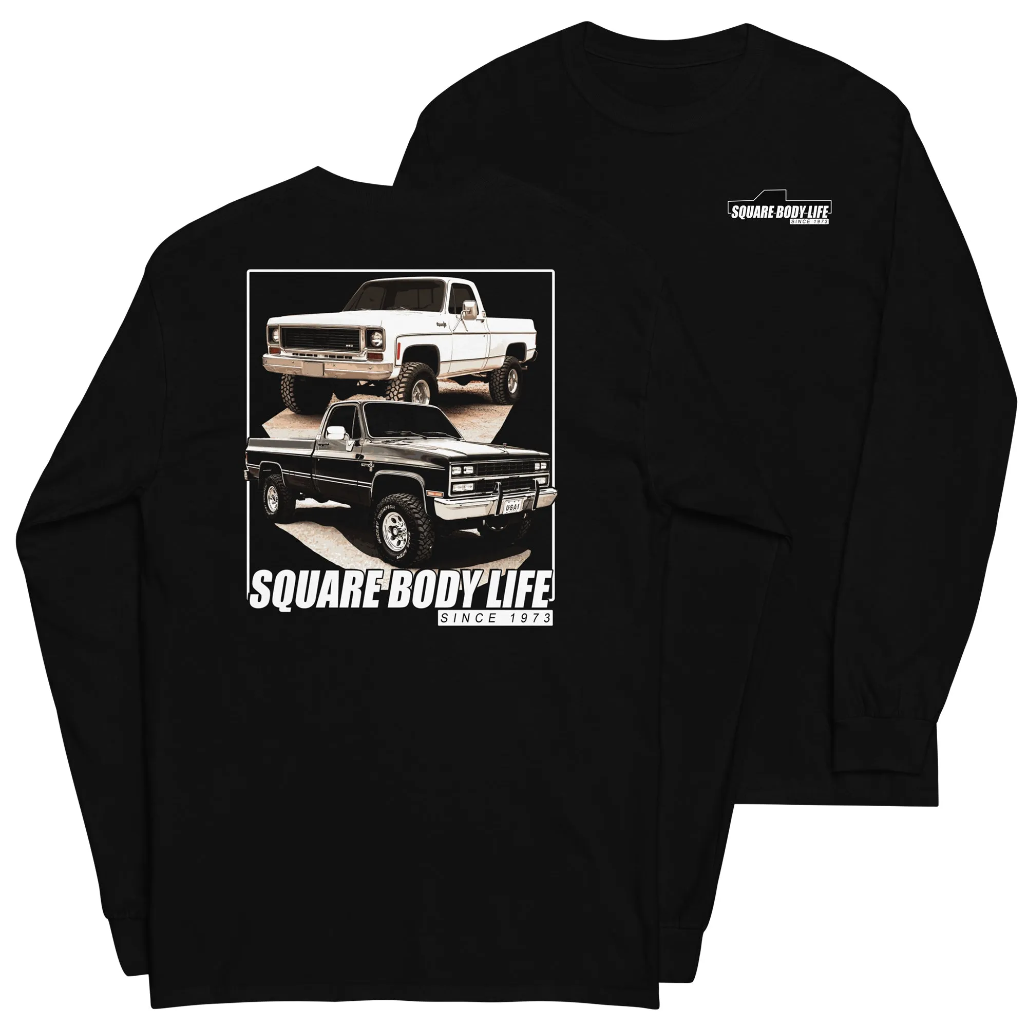 Square Body Life Long Sleeve T-Shirt