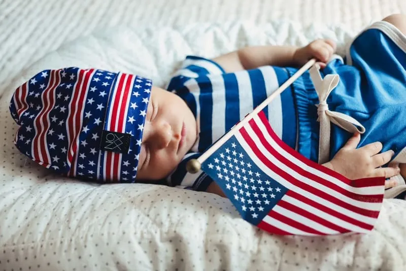 Stars & Stripes | Jersey Knit Beanie