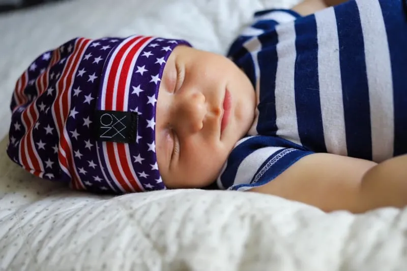 Stars & Stripes | Jersey Knit Beanie