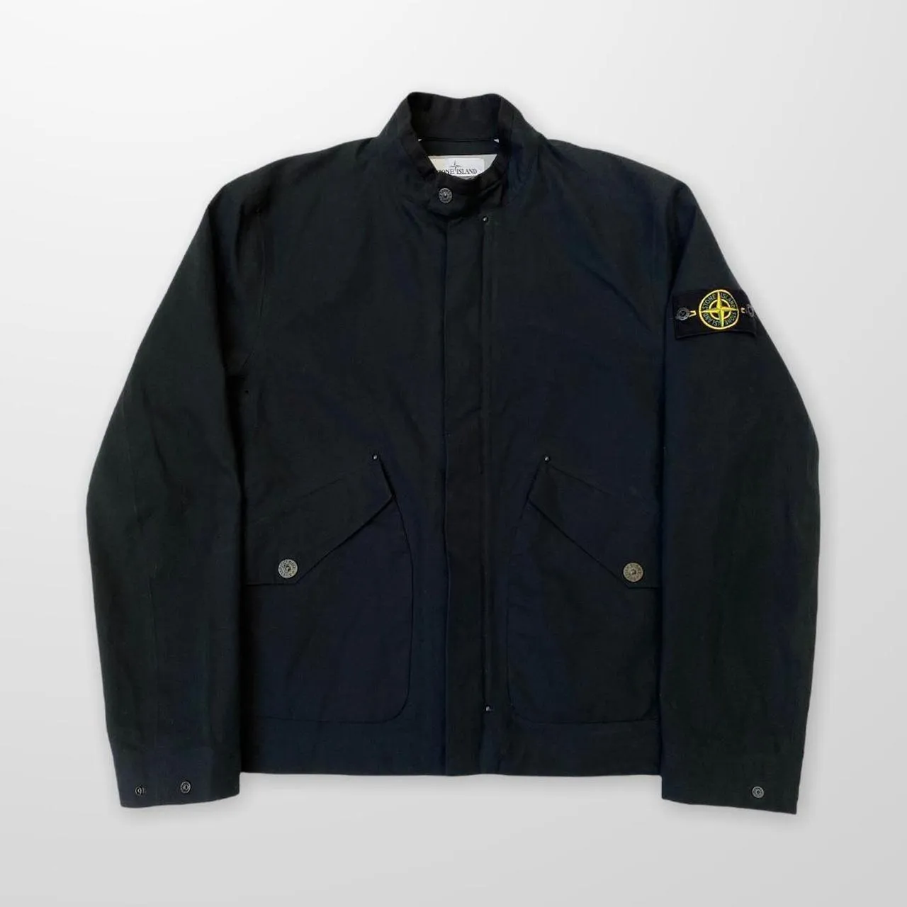 Stone Island Ventile / Taped Seam Jacket In Navy