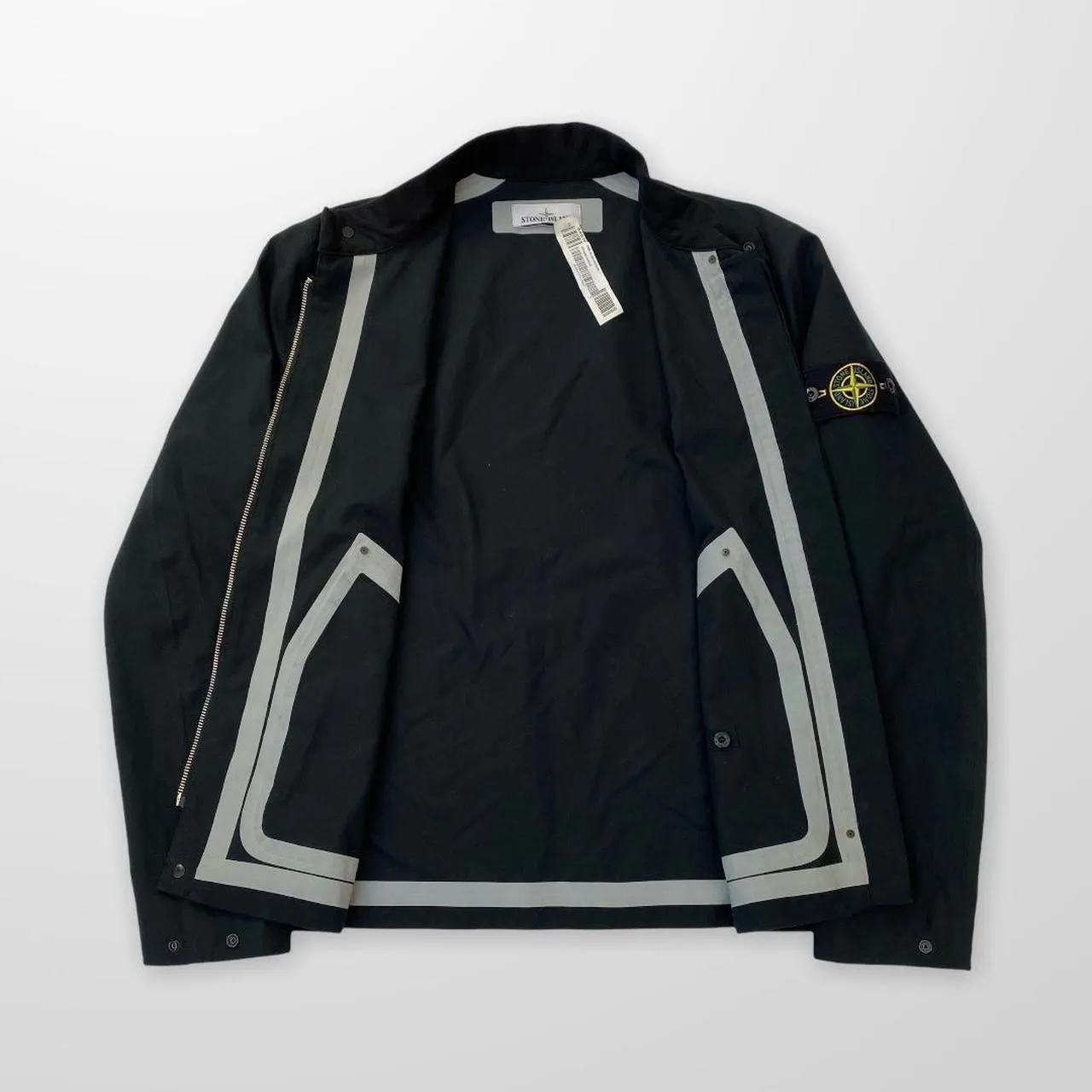 Stone Island Ventile / Taped Seam Jacket In Navy