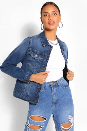 Stretch Denim Jacket