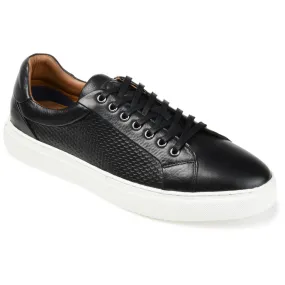      Thomas & Vine Men's Canton Embossed Leather Sneaker     