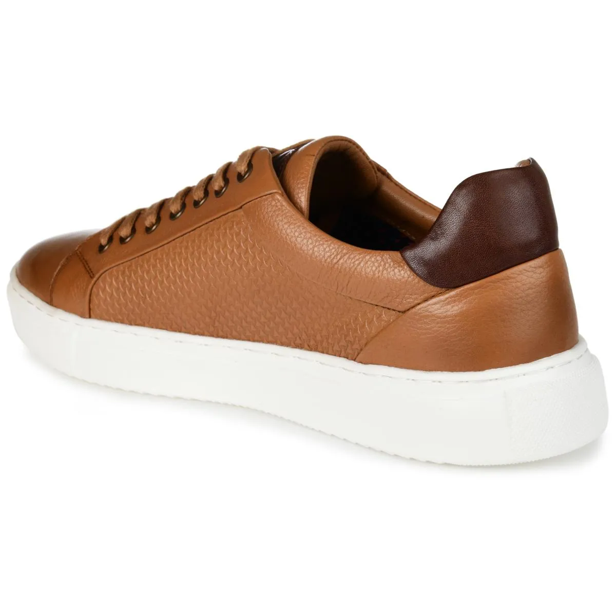      Thomas & Vine Men's Canton Embossed Leather Sneaker     