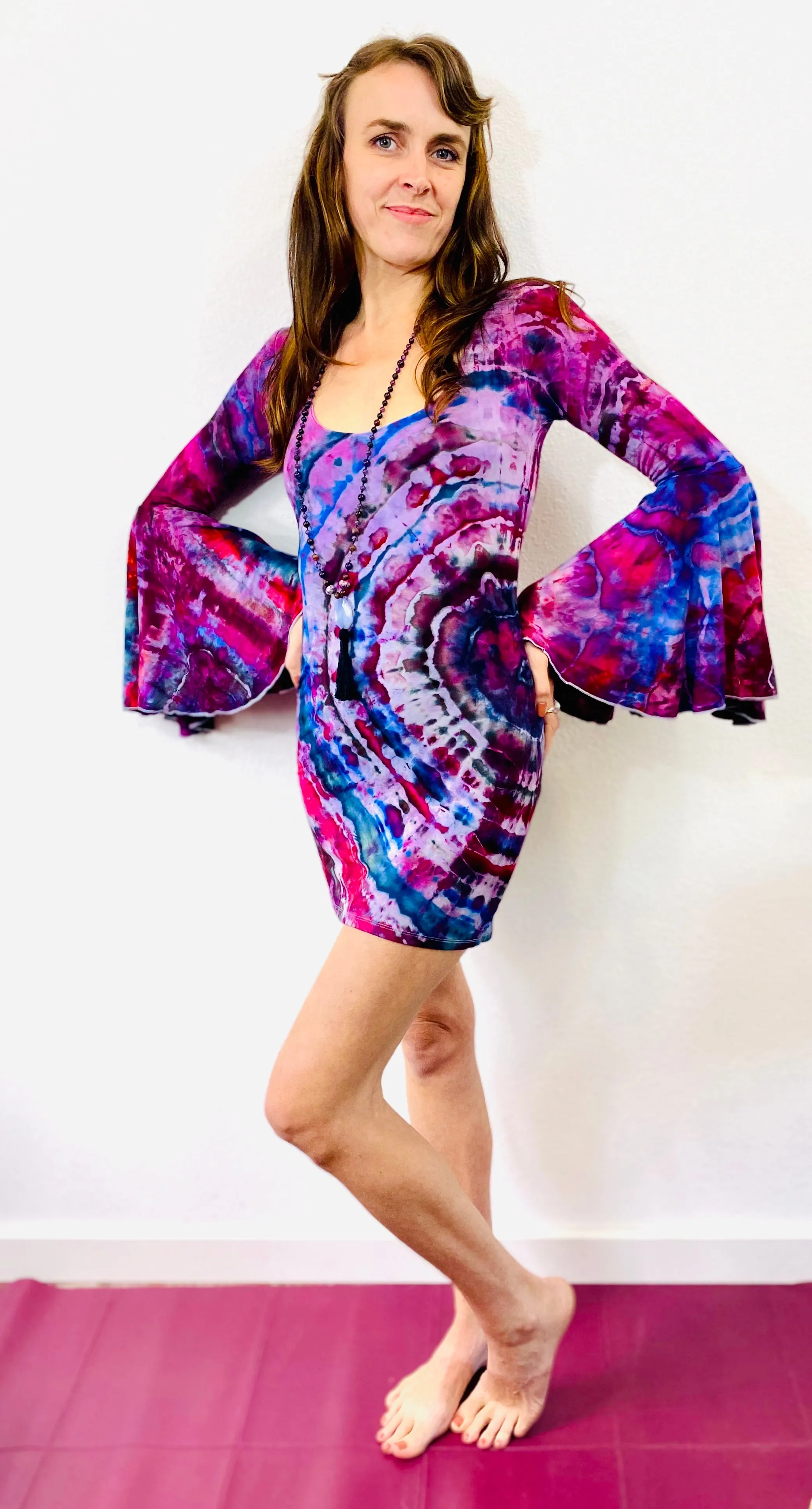 Tie Dye Bell Sleeve Tunic