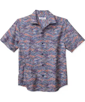 Tommy Bahama Men's Bahama Coast Monte Rio Geo Short Sleeve Shirt