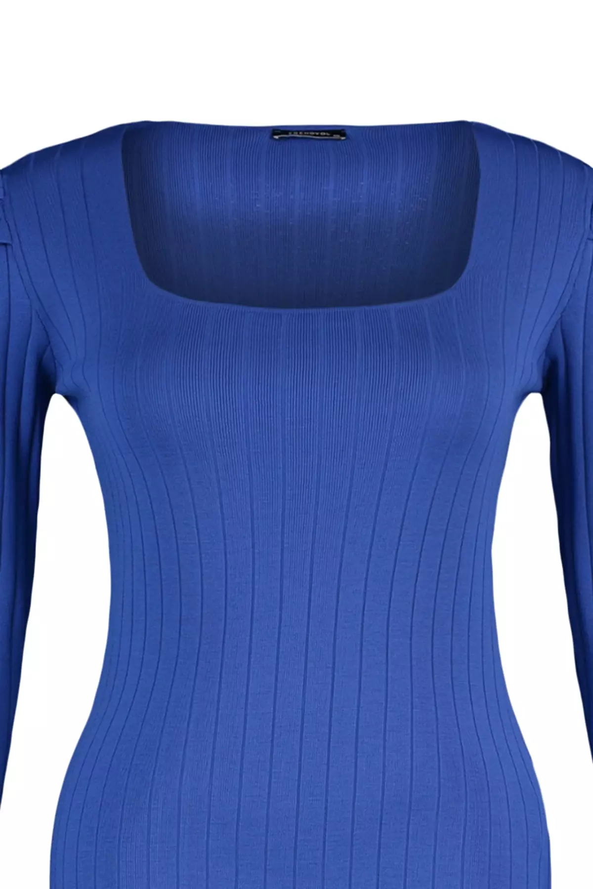 Trendyol Plus Size Ruched Sweater