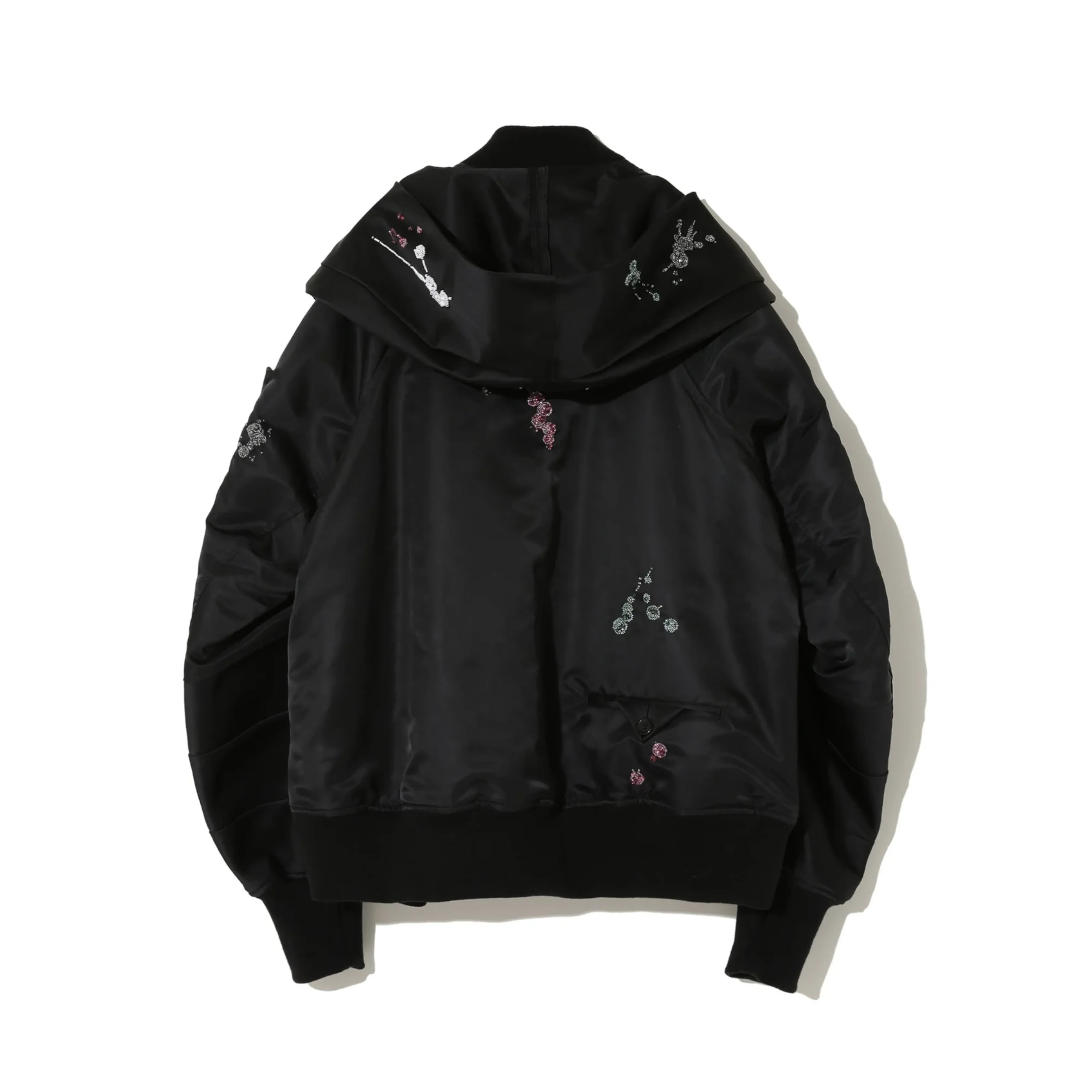 Undercover  Women'S Nylon Ma-1 Jacket Black 