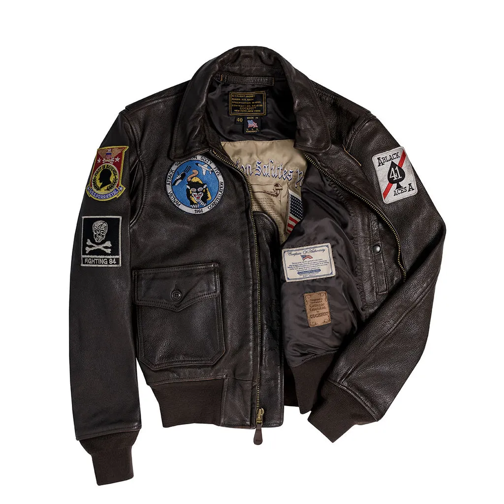 USS Forrestal Vietnam Pilot Jacket | Cockpit USA