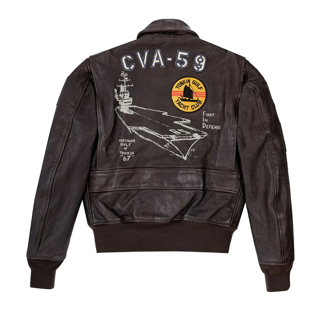 USS Forrestal Vietnam Pilot Jacket | Cockpit USA