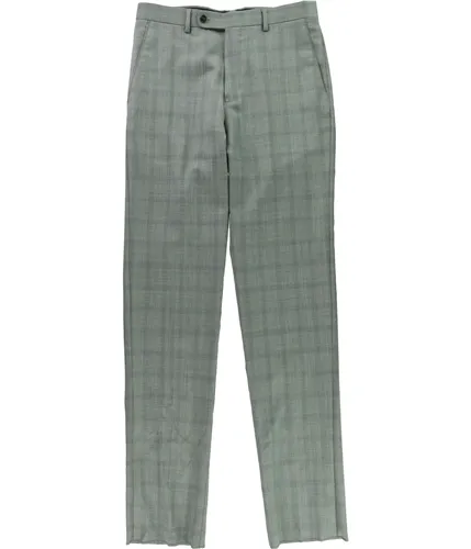 Vince Camuto Mens Windowpane Dress Pants Slacks