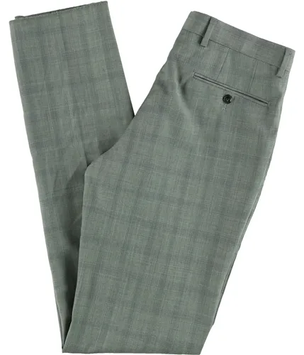 Vince Camuto Mens Windowpane Dress Pants Slacks