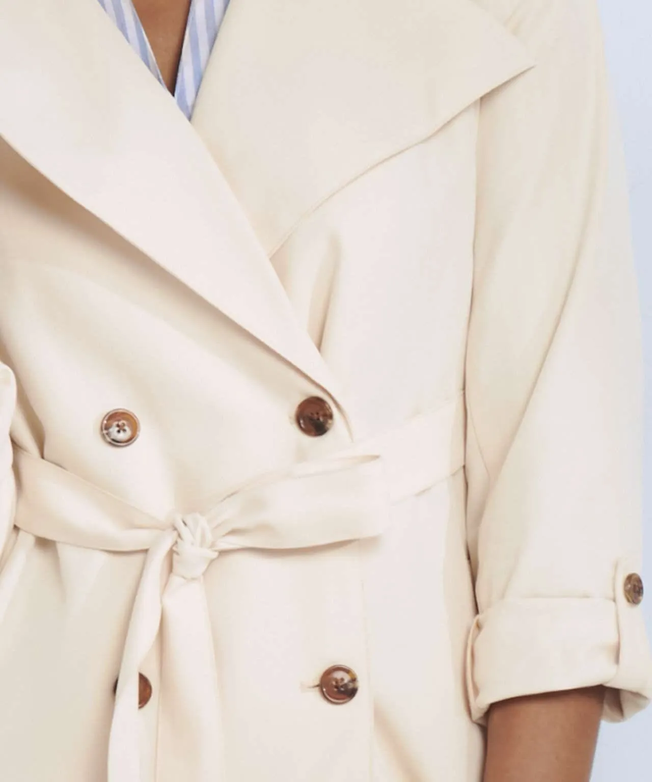 Viscose Trench Coat