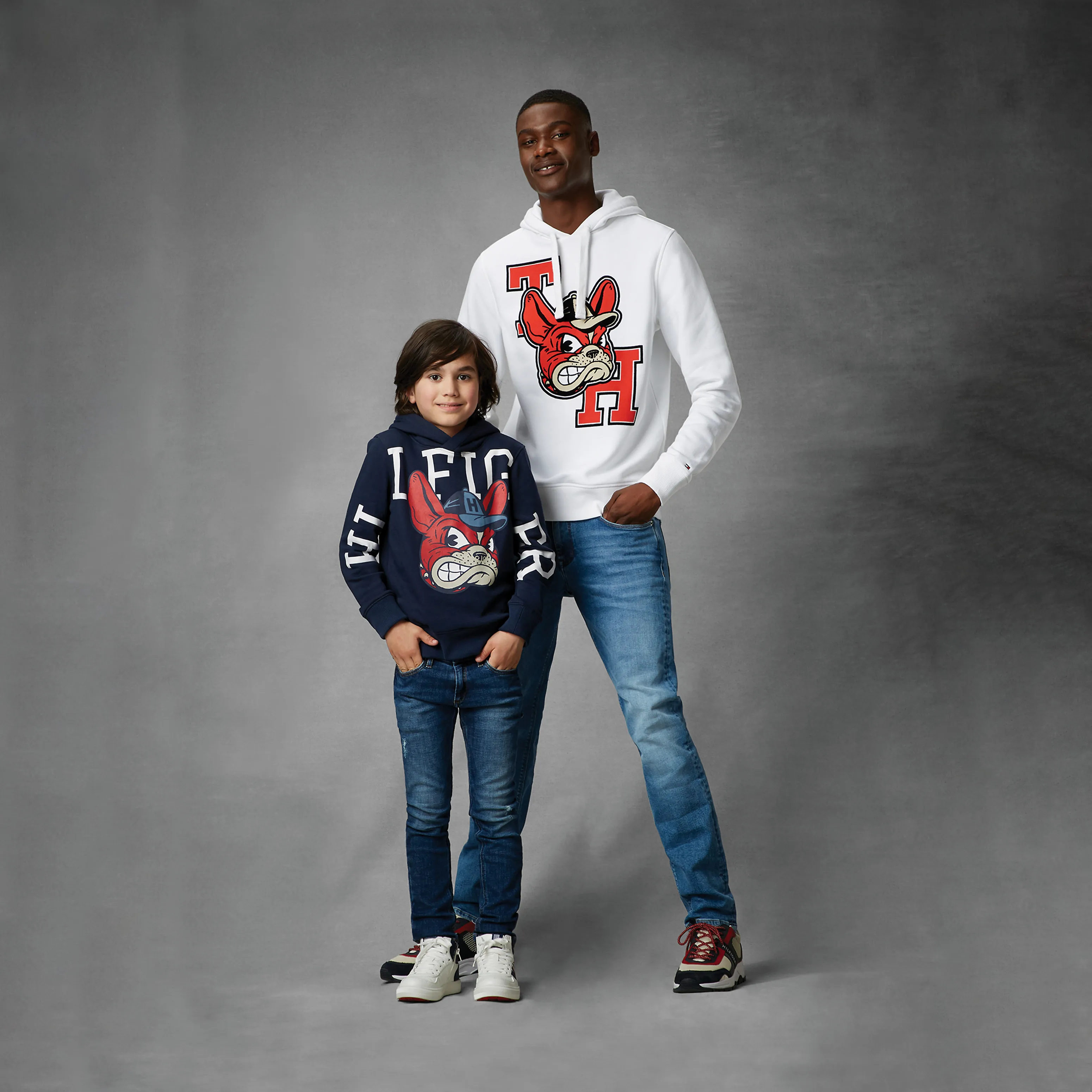 White Monogram Mascot Hoody | Sweatshirts & Hoodies | Tommy Hilfiger